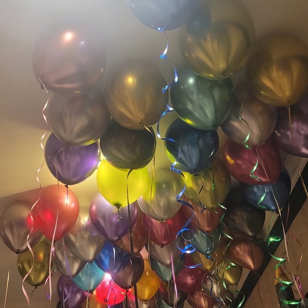 Chrome helium ballon